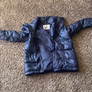 Blue puffy coat size small